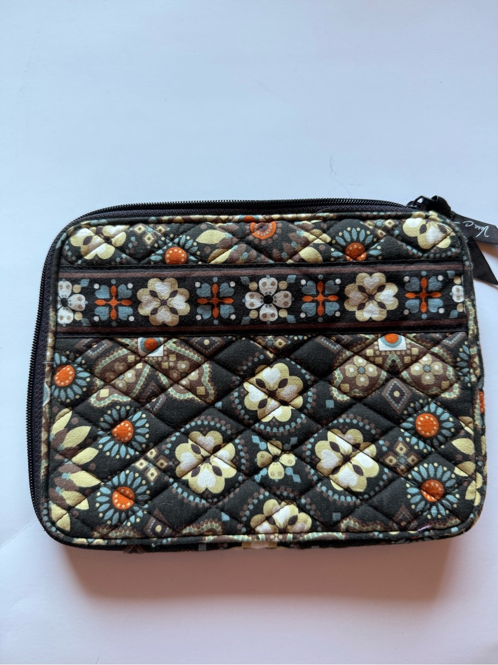 ⁠Vera Bradley Night & Day Quilted Zip iPad Case Tablet Sleeve Organizer⁠